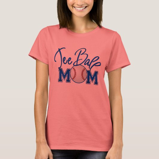 T-shirt Tee Ball MOM (Devant)