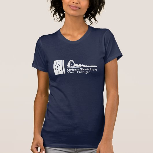 T-shirt Tee bleu (Devant)