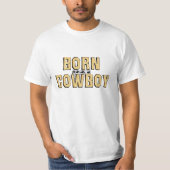 T-shirt TEE Born Cowboy (Devant)