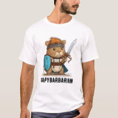 T-shirt Tee capybarbare (Devant)