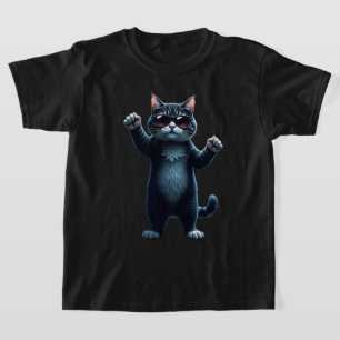 T-shirt Tee Cool Cat Rock Dancer Cadeau de musique d'ani