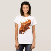T-shirt Tee Cool Silver ABSTRACT ART Statement v4 (Devant entier)