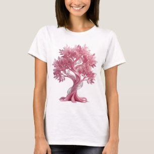 T-shirt Tee Cool Silver PINK TREE