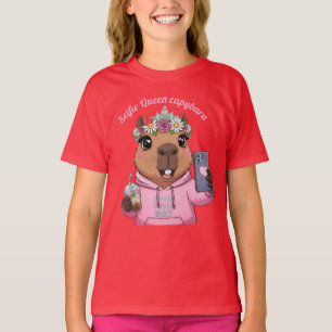 T-shirt Tee copy, Bonnes vibes seulement capybara
