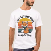 T-shirt Tee Cozy Autumn Vibes (Devant)