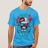 T-shirt Tee crâne : Cool mort (Devant)