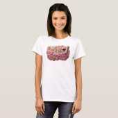 T-shirt Tee Crisp Gold WINE FIXES EVERYTHING v2 (Devant entier)