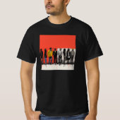 T-shirt Tee d'art inspiré par Basquiat masculin (Devant)