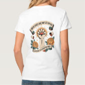 T-shirt Tee d'autonomisation des femmes Break Limits (Dos)