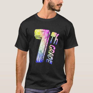 T-shirt Tee De 7E Année Bonjour 7E Classe Squad Drôle Reto