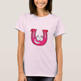 T-shirt Tee de base pour femmes avec fer à cheval