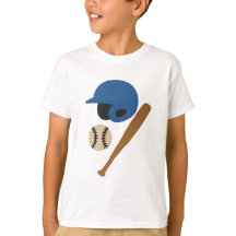 Tee de baseball pour enfants – Style de texte en c