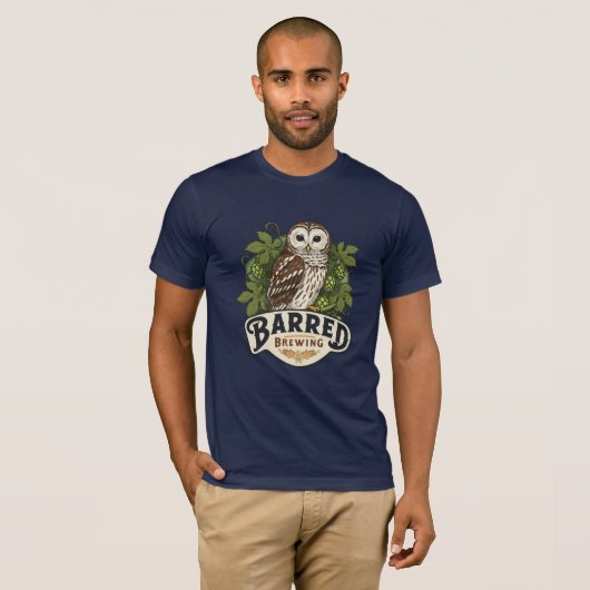 T-shirt Tee de brassage barré (Devant entier)