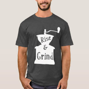 T-shirt Tee de café monte et grind