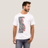 T-shirt Tee de caractère Highlander (lumière) (Devant entier)
