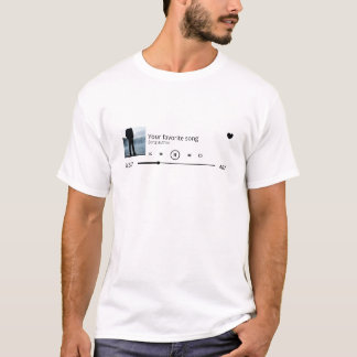 T-shirt Tee de chanson personnalisée, chemise d'amoureux d