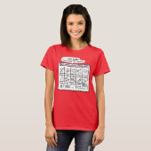 T-shirt Tee de cycle de refroidissement (Devant entier)