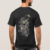 T-shirt tee de dragon chinois (Dos)