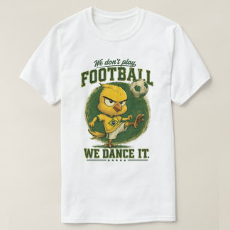 T-shirt Tee de fan de footballeur de Brésil On Danse C'est