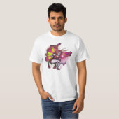 T-shirt Tee de fée rose (Devant entier)