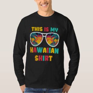T-shirt Tee de fête costumée de plage tropicale d'Hawaï C'