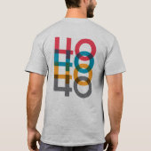 T-shirt Tee de graphisme du 40e anniversaire masculin (Dos)