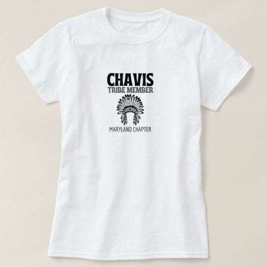 T-shirt Tee de la tribu Chavis (Design devant)