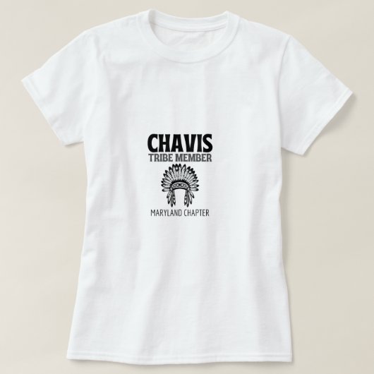 T-shirt Tee de la tribu Chavis (Design devant)