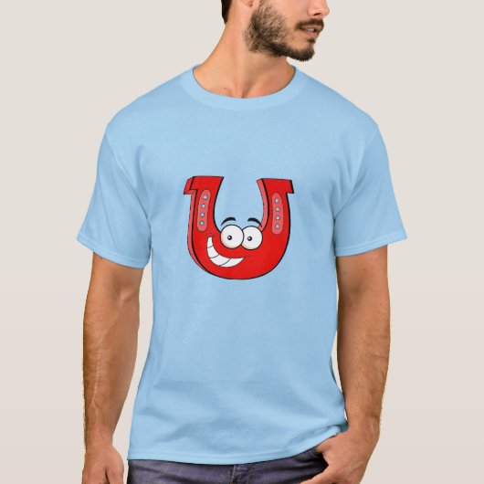 T-shirt Tee de lancer de fer à cheval de base (Devant)
