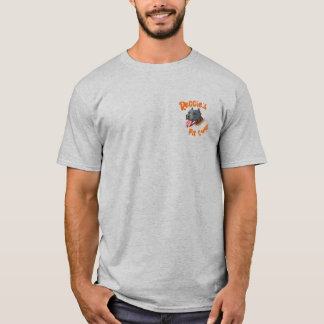 T-shirt Tee de l'équipage - avant et arrière