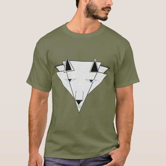 T-shirt Tee de loup par JHT (Devant)