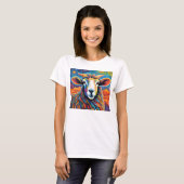 T-shirt Tee de mouton vibrant (Devant entier)