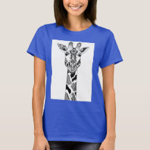 Tee de muscle de girafe de Patchwork