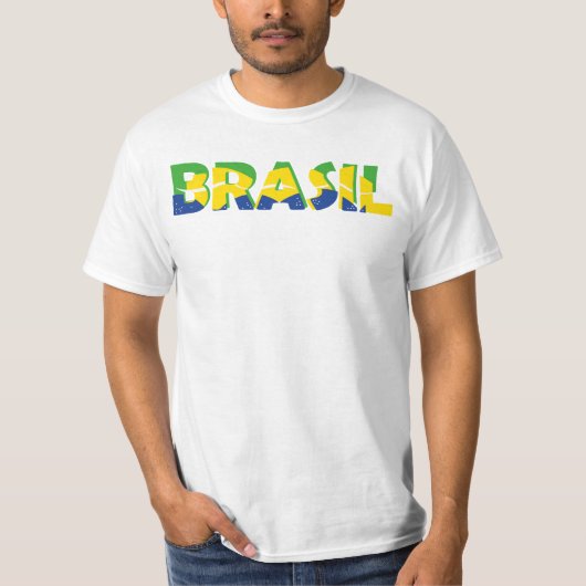 T-shirt Tee de Rio de Janeiro, Chemise brésilienne, Tee Br (Devant)