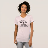 T-shirt Tee de Secourt doghaholique (Devant entier)