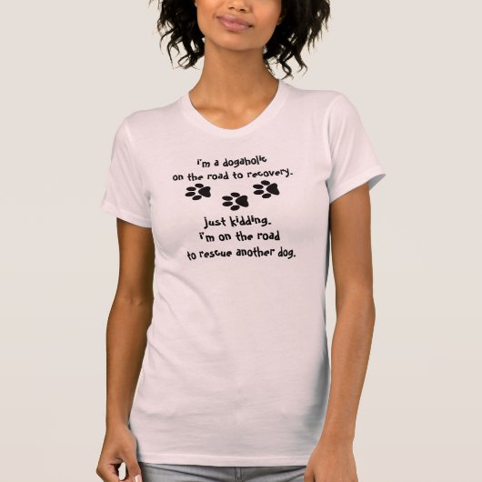 T-shirt Tee de Secourt doghaholique (Devant)
