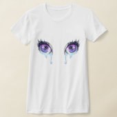 T-shirt Tee de style douceur pour femmes avec un oeil uniq (Poser)