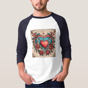 T-shirt Tee de tatouage classique et croustillant
