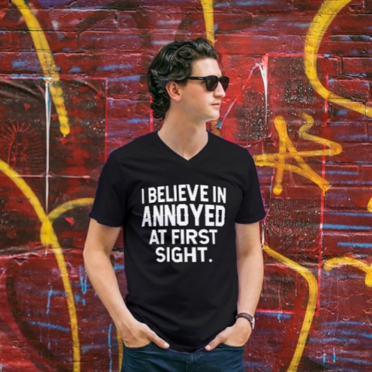 T-shirt Tee de vue agacée : humeur instantanée