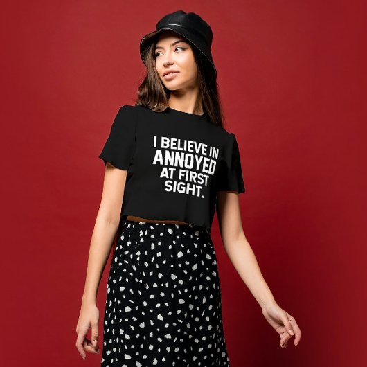 T-shirt Tee de vue agacée : humeur instantanée