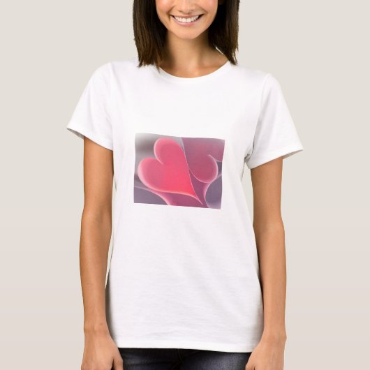 T-shirt "Tee d'élégance de coeur" (Devant)