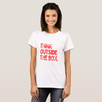 Tee D'Esprit Créatif - Penser Dehors De La Boîte