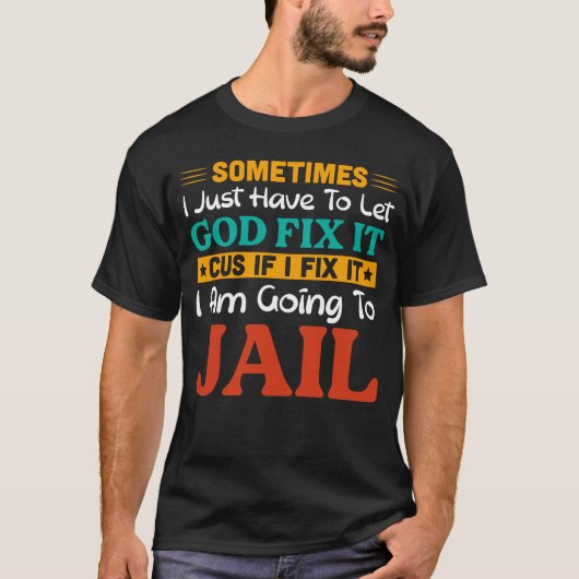 T-shirt Tee d'intervention divine (Devant)
