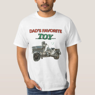 T-shirt Tee drôle de la fête des pères pour motards Papa j