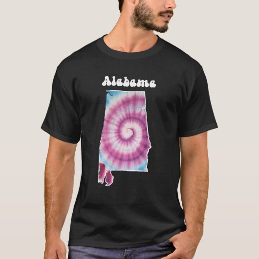 T-shirt Tee Dye Alabama (Devant)