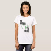 T-shirt Tee écologiste (Devant entier)