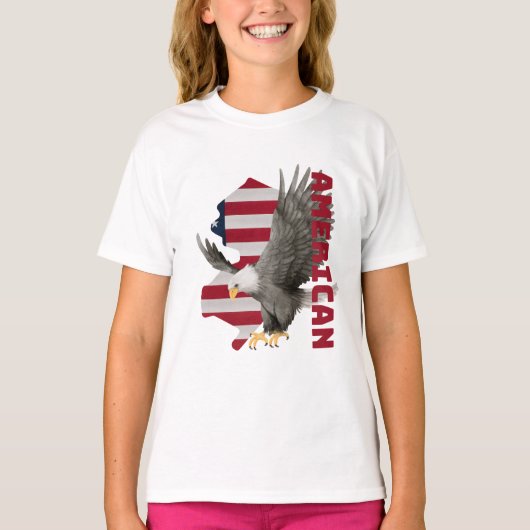 T-shirt Tee Emblem Bold Eagle (Devant)