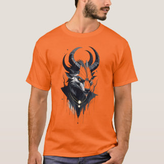 T-shirt Tee en graphisme foncé