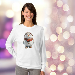 T-shirt Tee femme Snowman