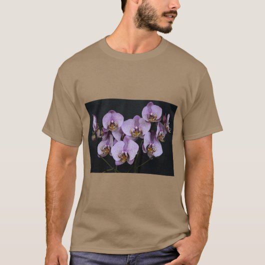 T-shirt Tee Fleur d'Orchidée Élégante (Devant)